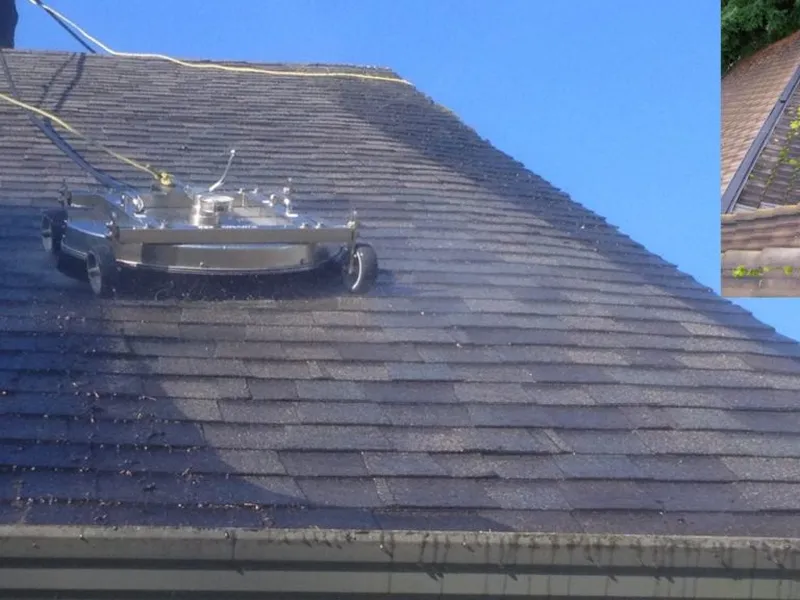 Roof Cleaning Examples